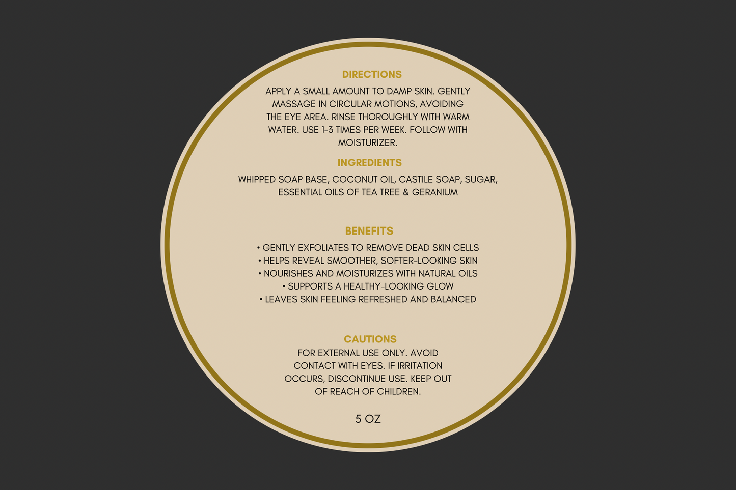 Balance & Clarifying Face & Body Sugar Scrub