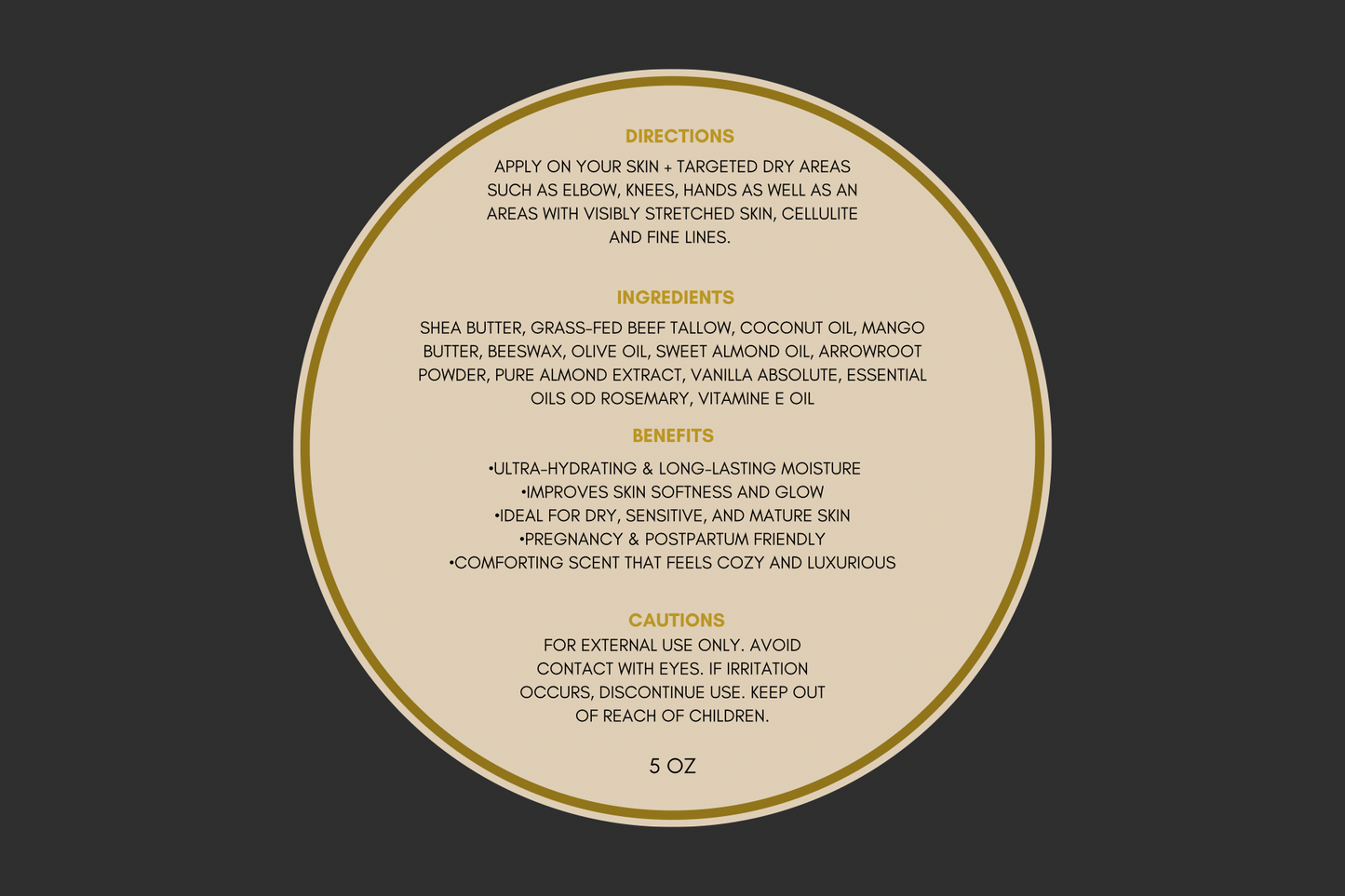 Almond Vanilla Body Butter