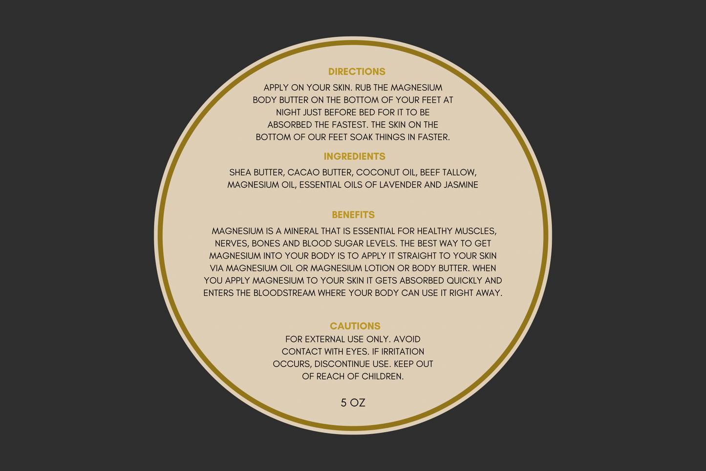 Magnesium Body Butter